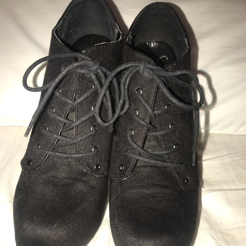 High heel booties